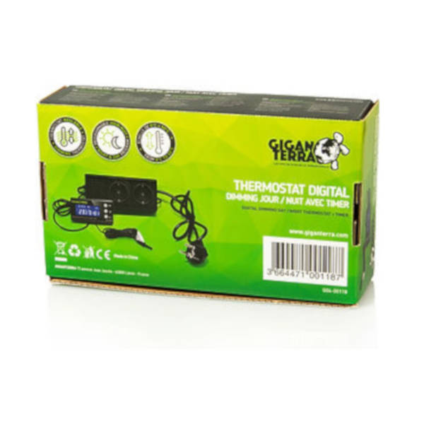 GiganTerra Digital Day/Night Thermostat And Timer - Ψηφιακός Θερμοστάτης Και Σύστημα Ανατολής Δύσης