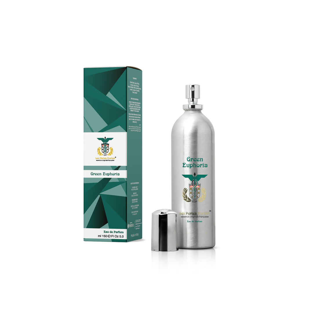 Les Perles | Aluminum Parfum GREEN EUPHORIA Women Eau De Parfum Spray 150ml | LP3441