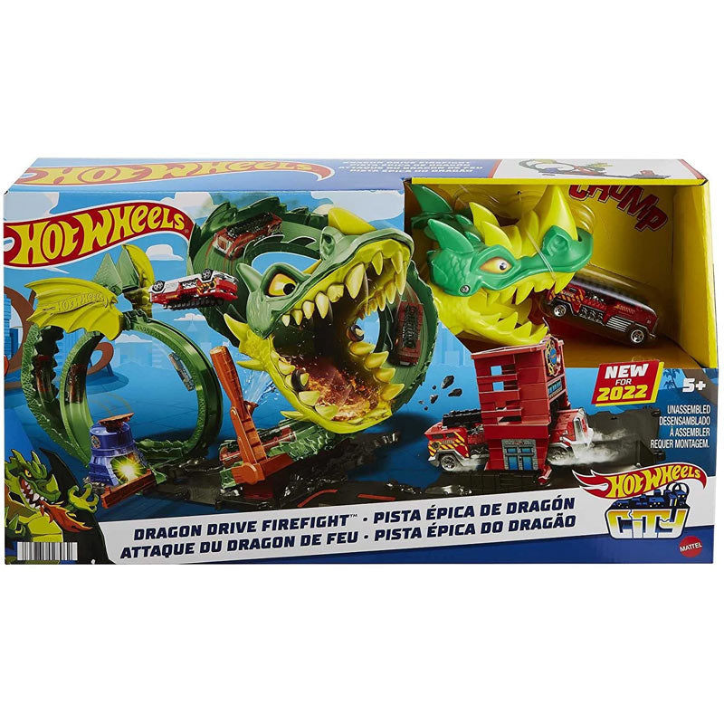 Mattel Hot Wheels City Πίστα Δράκος Με Λούπα (HDP03)