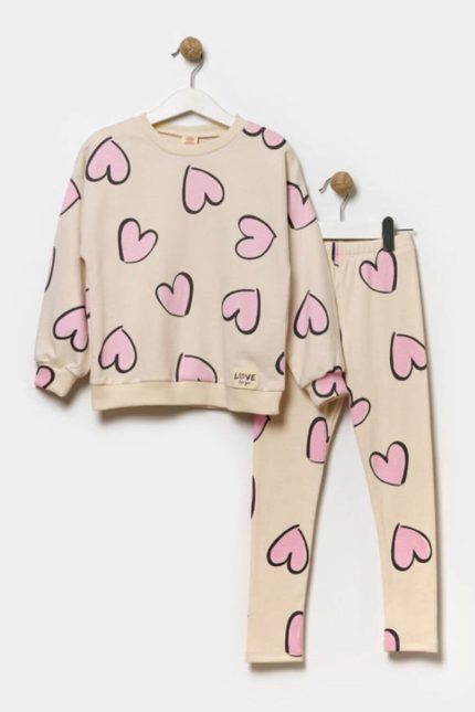 HEARTS σετ κορίτσι μπεζ