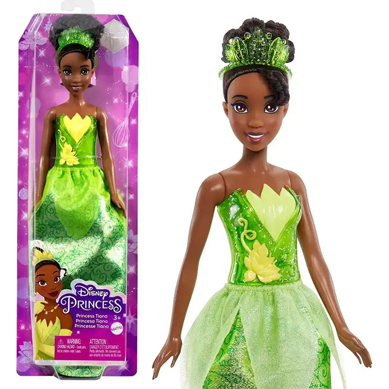 Mattel Disney Princess Doll Tiana Βασικές Κούκλες (HLW02-HLW04)