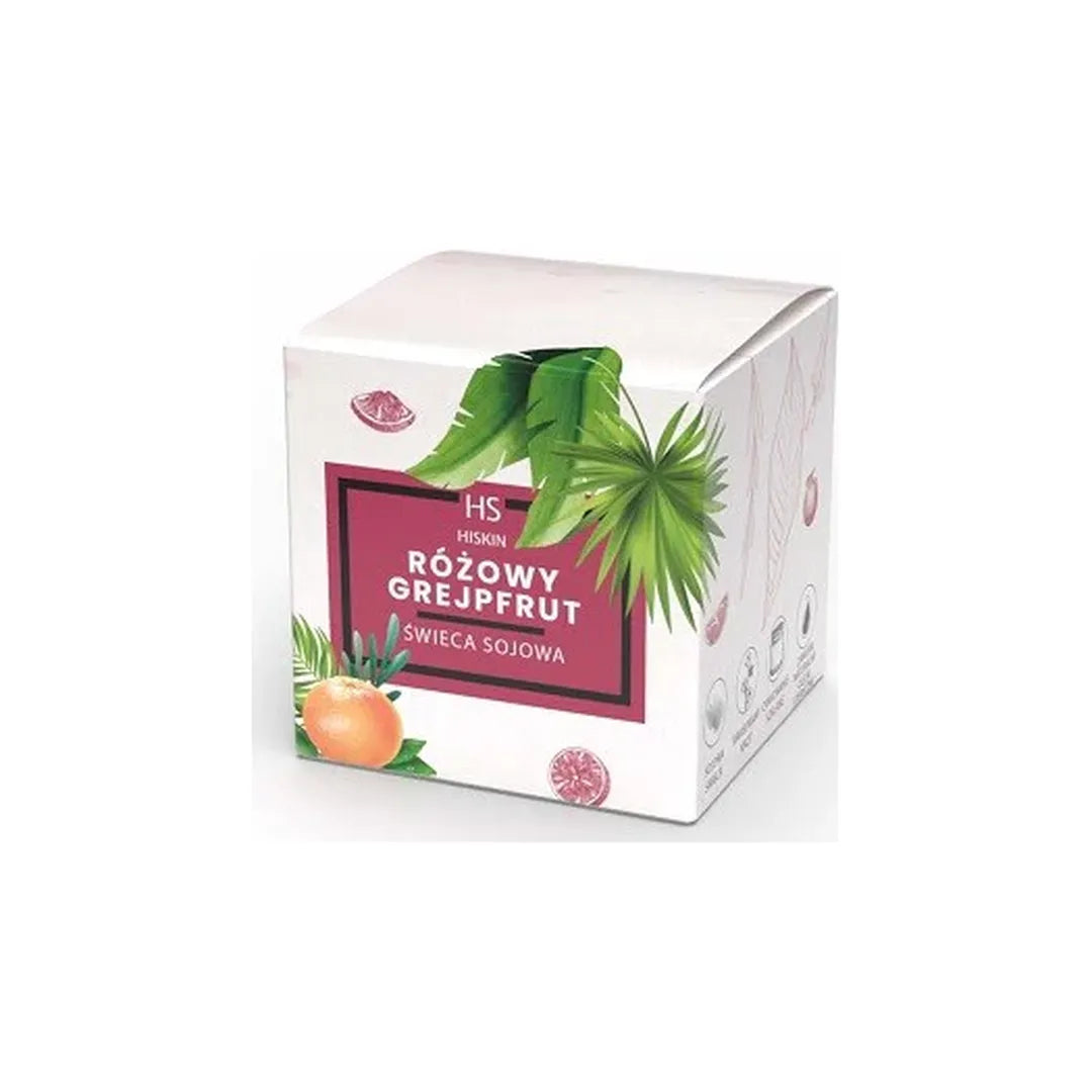 HiSkin | Home Scented Candle Pink Grapefruit 120g | HISSCPG120
