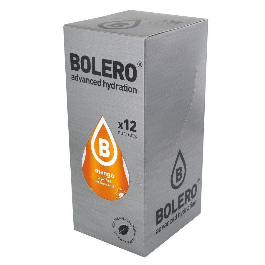 Bolero Χυμός σε Σκόνη 1.5L σε Νερό Μάνγκο Χωρίς Ζάχαρη 9gr 12τμχ