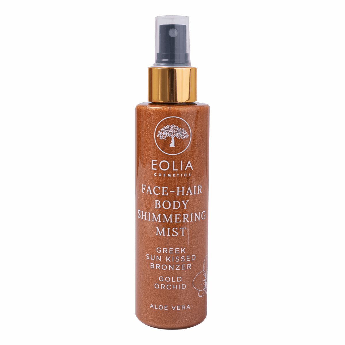 FACE - HAIR & BODY MIST SHIMMER GREEK SUNKISSED BRONZE GOLD ORCHID