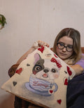μεγάλη tote γυναικεία τσάντα "sweet puppy"