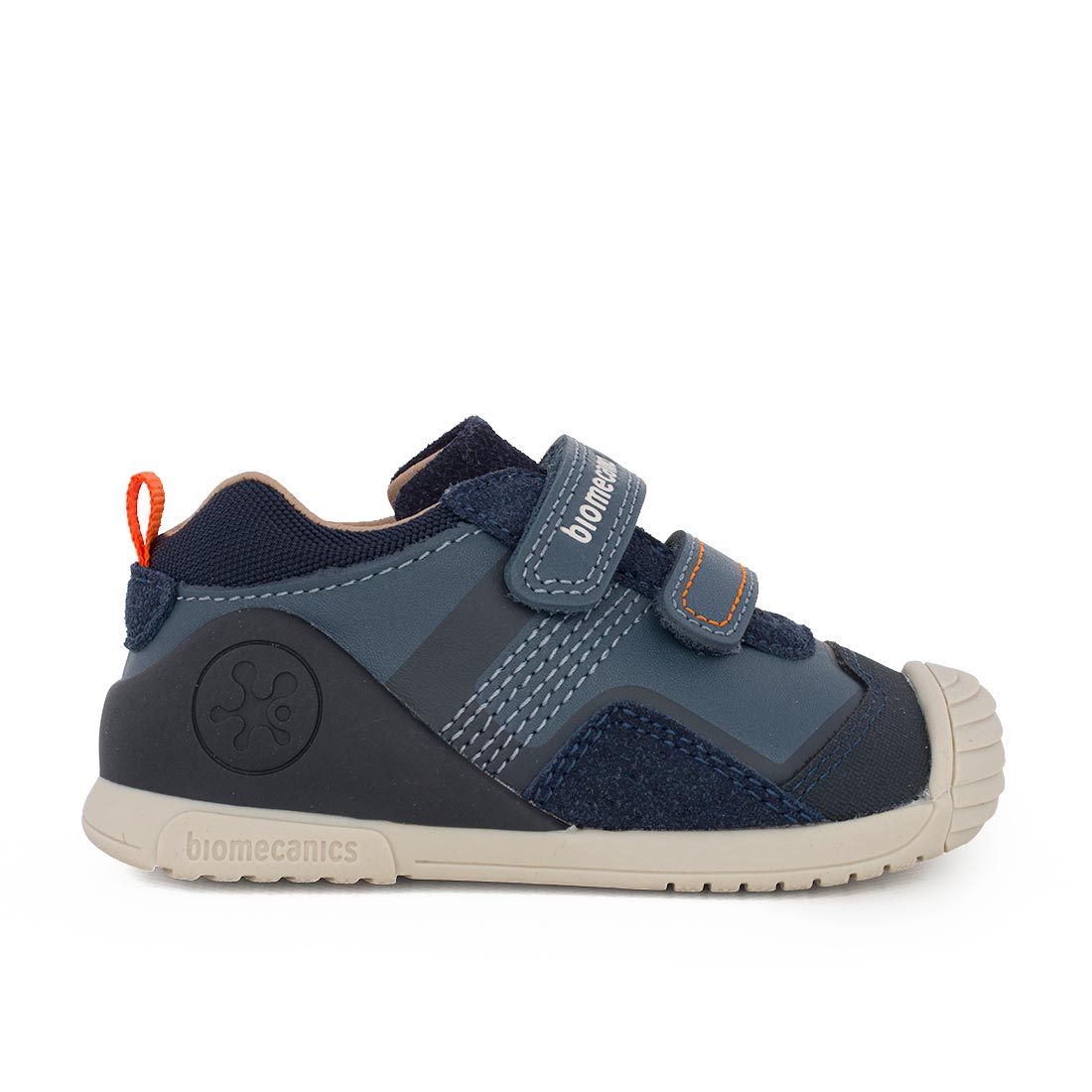 Biomecanics 261124-B556 Sneaker για αγόρι δερμάτινο Μπλε Πετρόλ