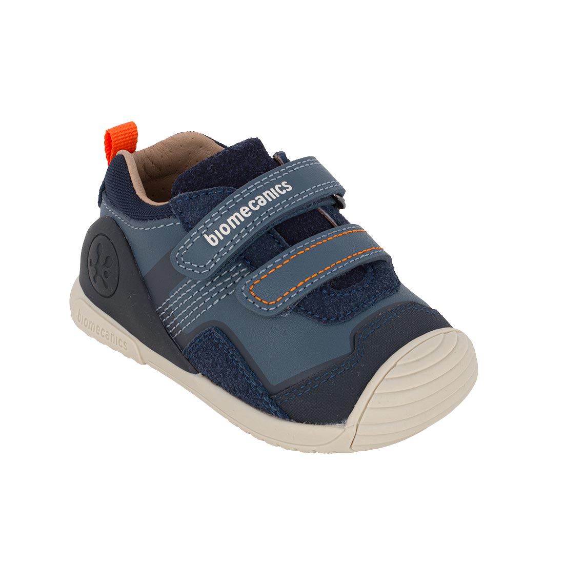 Biomecanics 261124-B556 Sneaker για αγόρι δερμάτινο Μπλε Πετρόλ