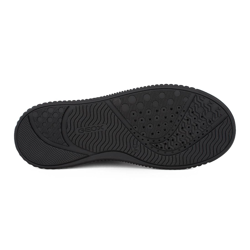 Geox J LAQUINNY J56M3F 000HH C9999 Μποτάκι για κορίτσι δερμάτινο Λουστρίν Μαύρο