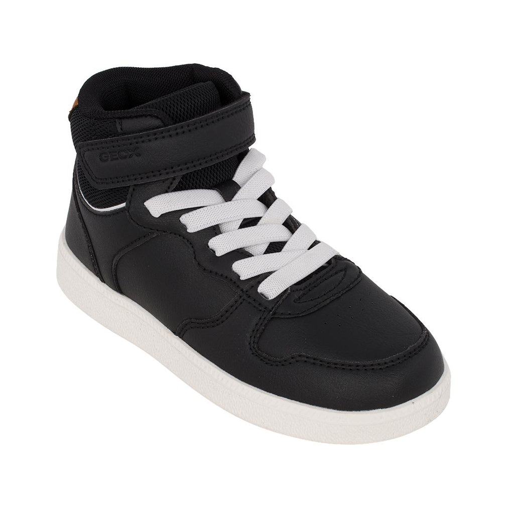 Geox J NEW EMBERLIX G. J66DKC 0003W C0127 Μποτάκι για κορίτσι δερμάτινο Μαύρο