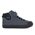 Geox J GISLI B. J465CC 0MEFU C0693 Μποτάκι για αγόρι δερμάτινο Μπλε