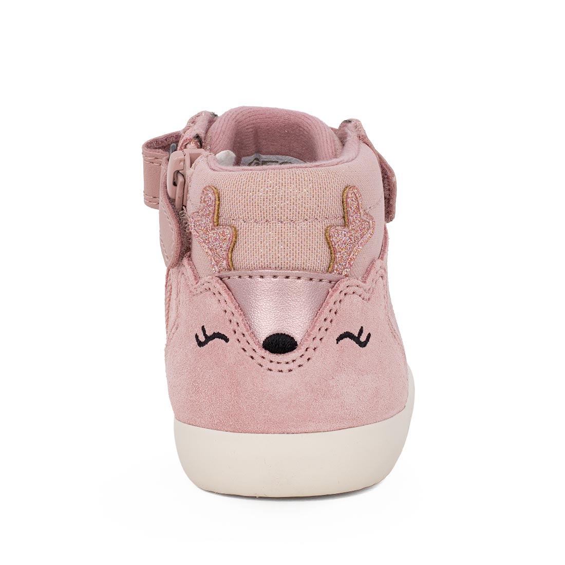 Geox GISLI BABY GIRL B661MA 022BC C8014 Μποτάκι για κορίτσι δερμάτινο Ροζ