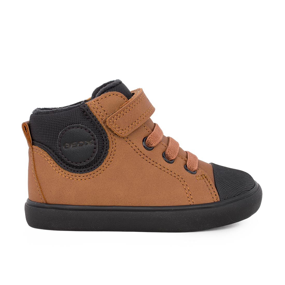 Geox GISLI BABY BOY B461NC 0MEFU C1192 Μποτάκι για αγόρι δερμάτινο Ταμπά