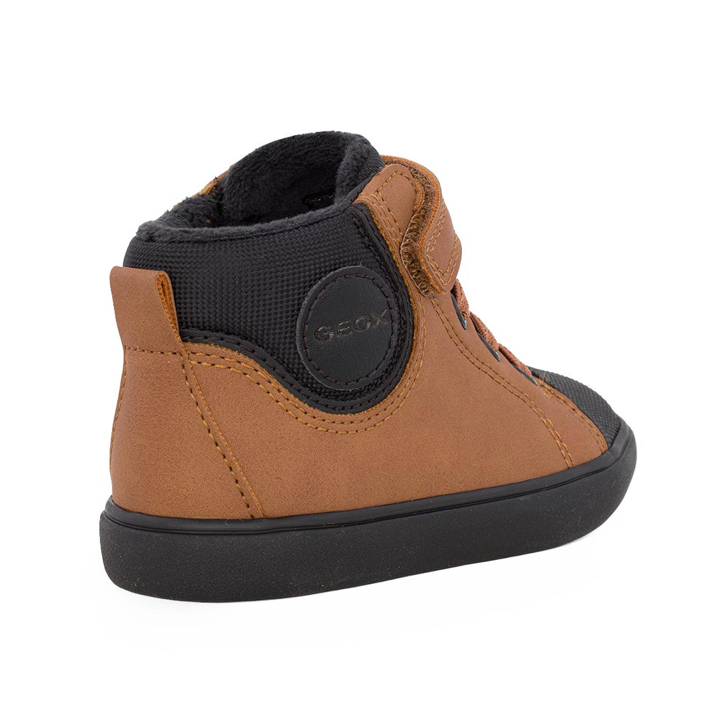 Geox GISLI BABY BOY B461NC 0MEFU C1192 Μποτάκι για αγόρι δερμάτινο Ταμπά