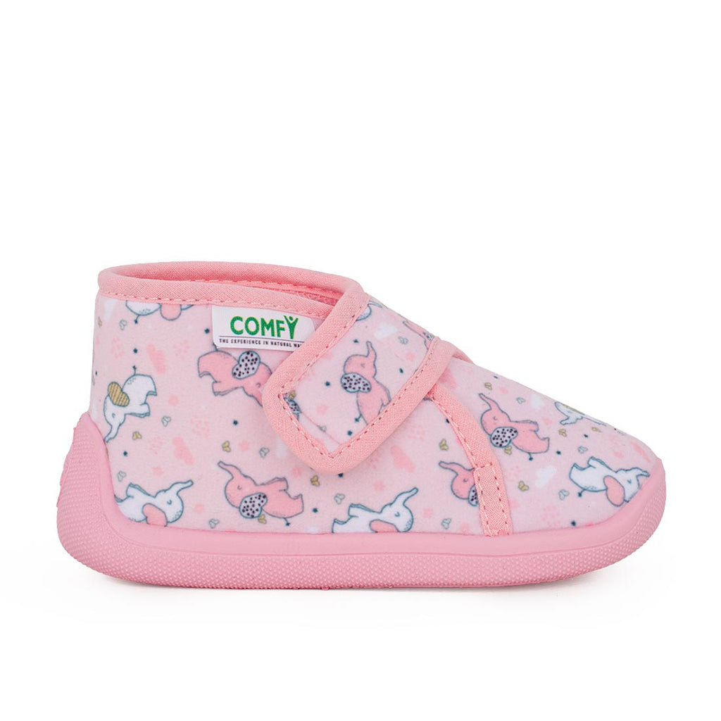 Comfy GALIA PVT-1721 Παντοφλάκι για κορίτσι σε ύφασμα Ροζ