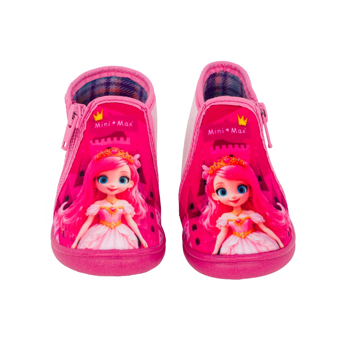 Mini Max G-ERIAN 6  Παντοφλάκι για κορίτσι σε ύφασμα Ροζ