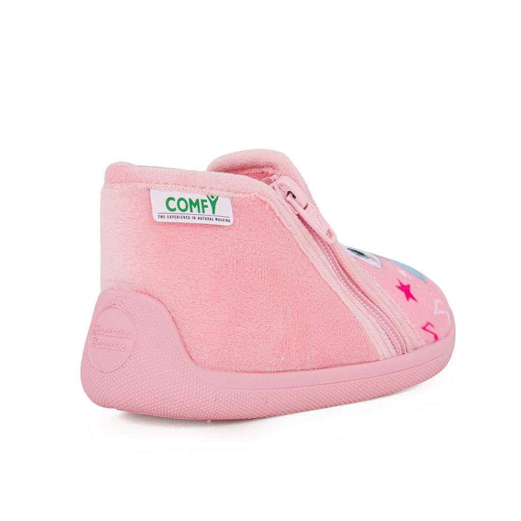 Comfy GRAFFSBPVT-1885 Παντοφλάκι για κορίτσι σε ύφασμα Ροζ