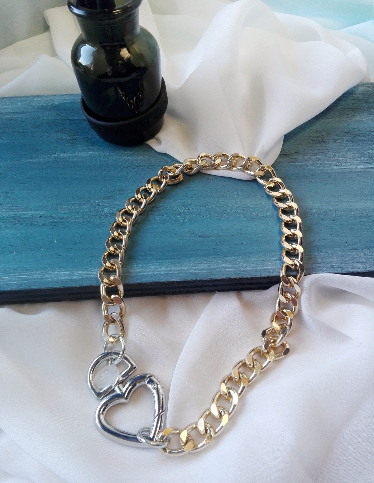 "steel my heart" κολιέ