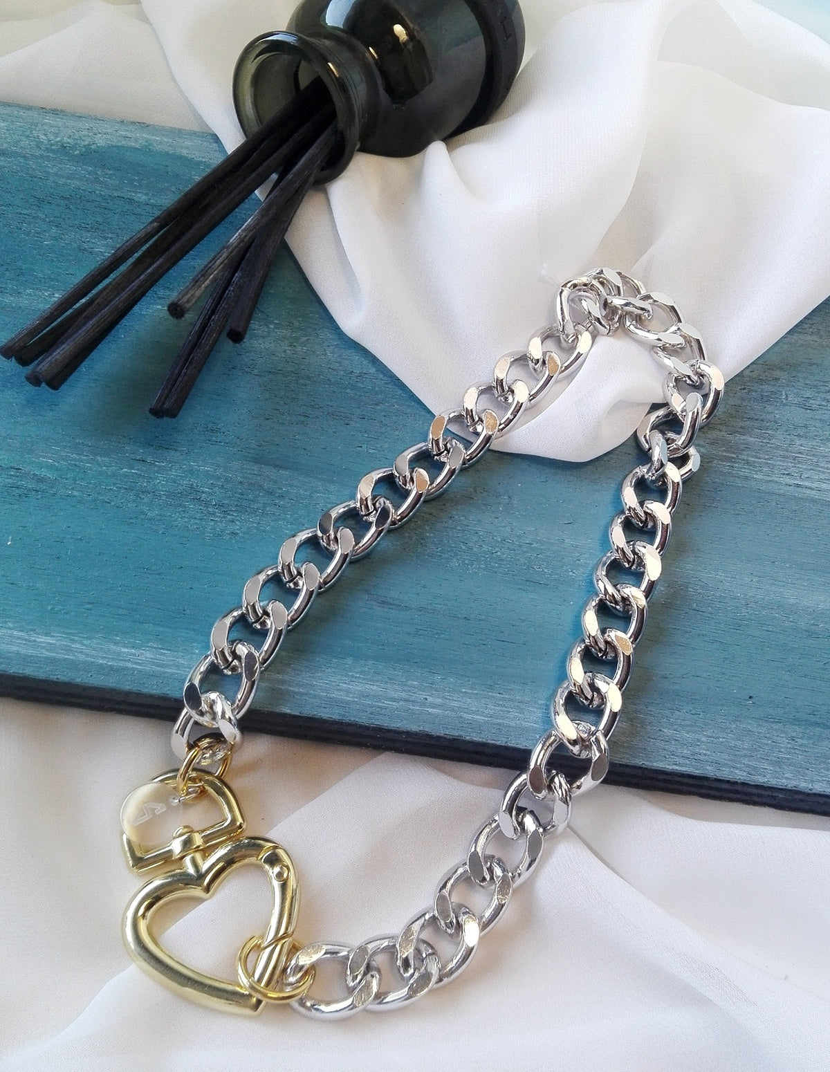 "steel my heart" κολιέ