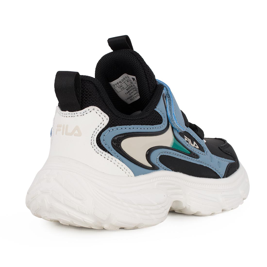 Fila 3MEMORY VELCRO 3YF63012-001 Αθλητικό για αγόρι σε συνθετικό δέρμα Μπλέ/Ραφ-Μαύρο