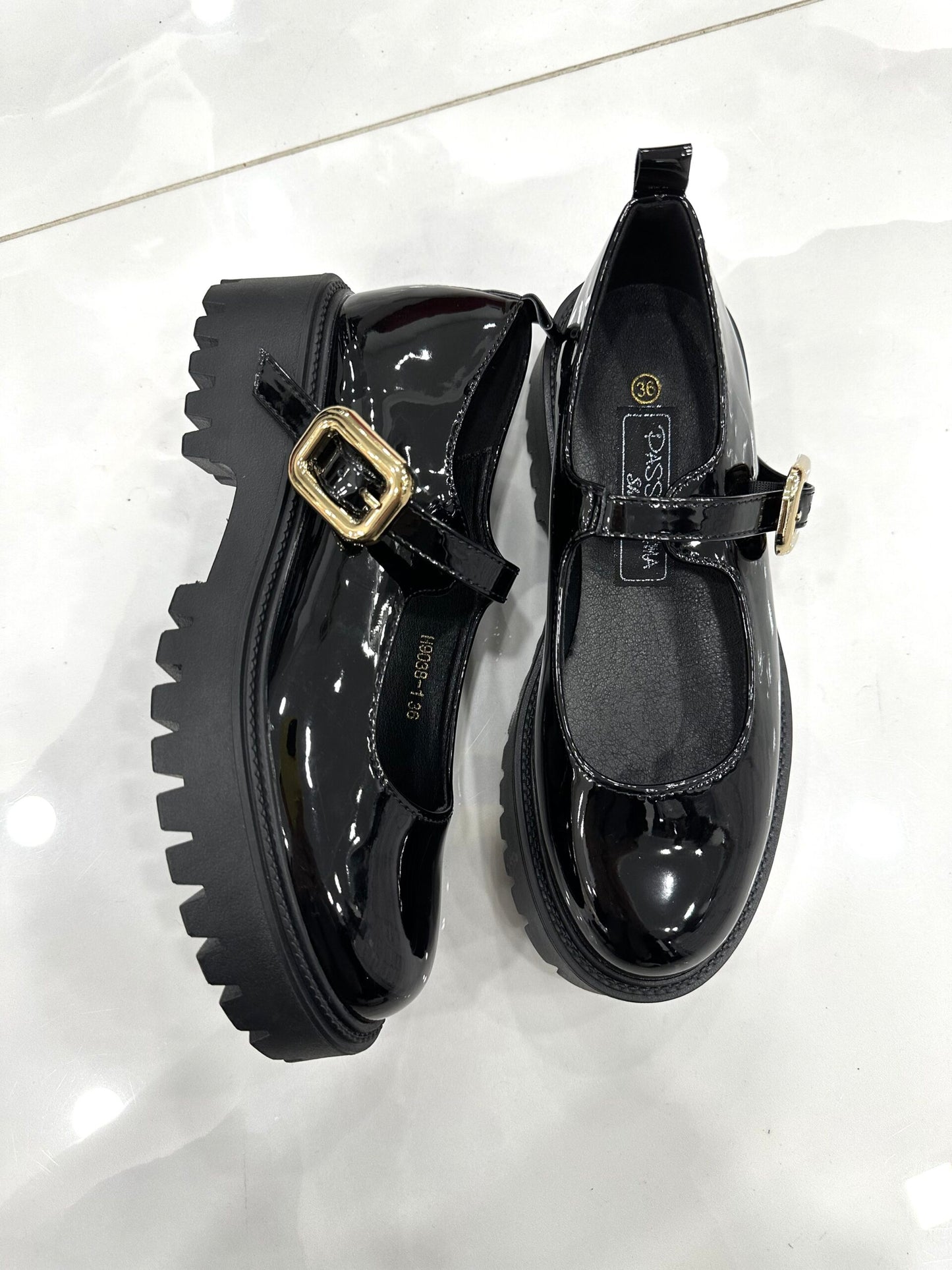 Loafer με Μπαρέτα Λουστρίν Black