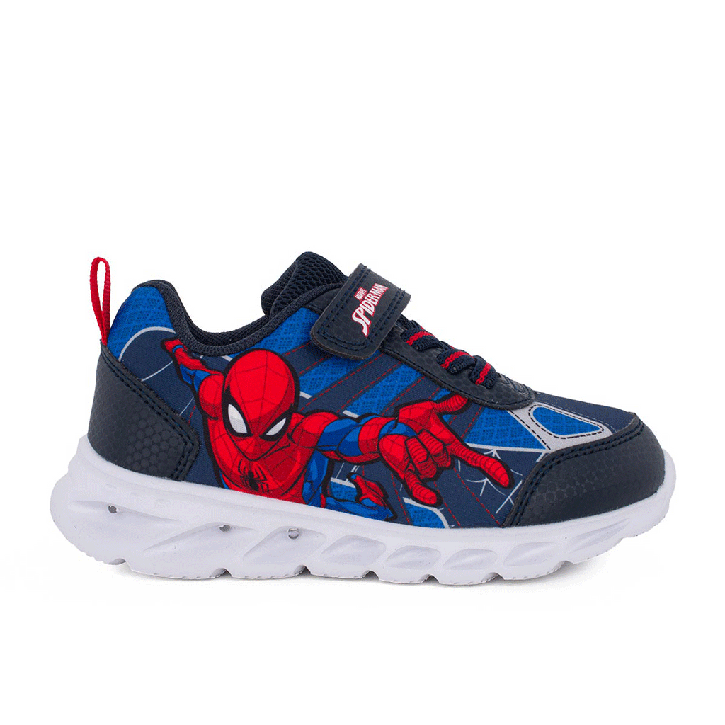 Marvel SP015665 Spiderman Αθλητικό με φωτάκια για αγόρι σε συνθετικό υλικό Μπλέ