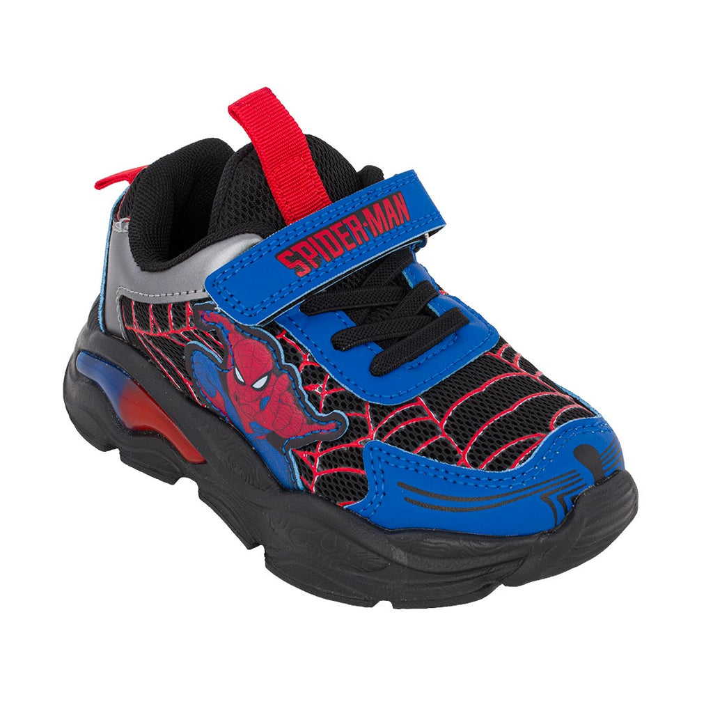 Marvel SP015395 Spiderman Αθλητικό με φωτάκια για αγόρι σε συνθετικό υλικό Μπλέ