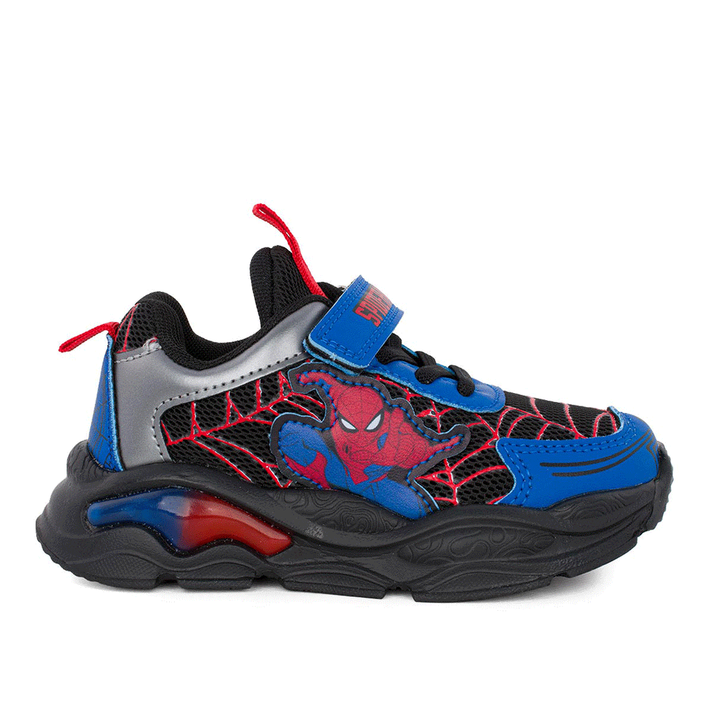 Marvel SP015395 Spiderman Αθλητικό με φωτάκια για αγόρι σε συνθετικό υλικό Μπλέ