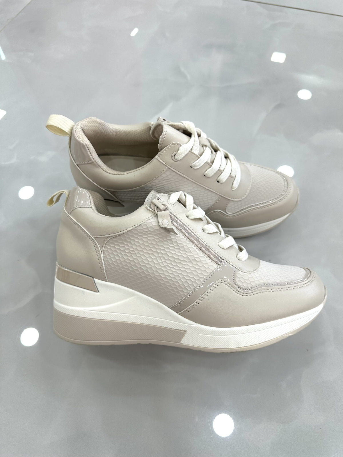Sneaker Πλατφόρμα Beige