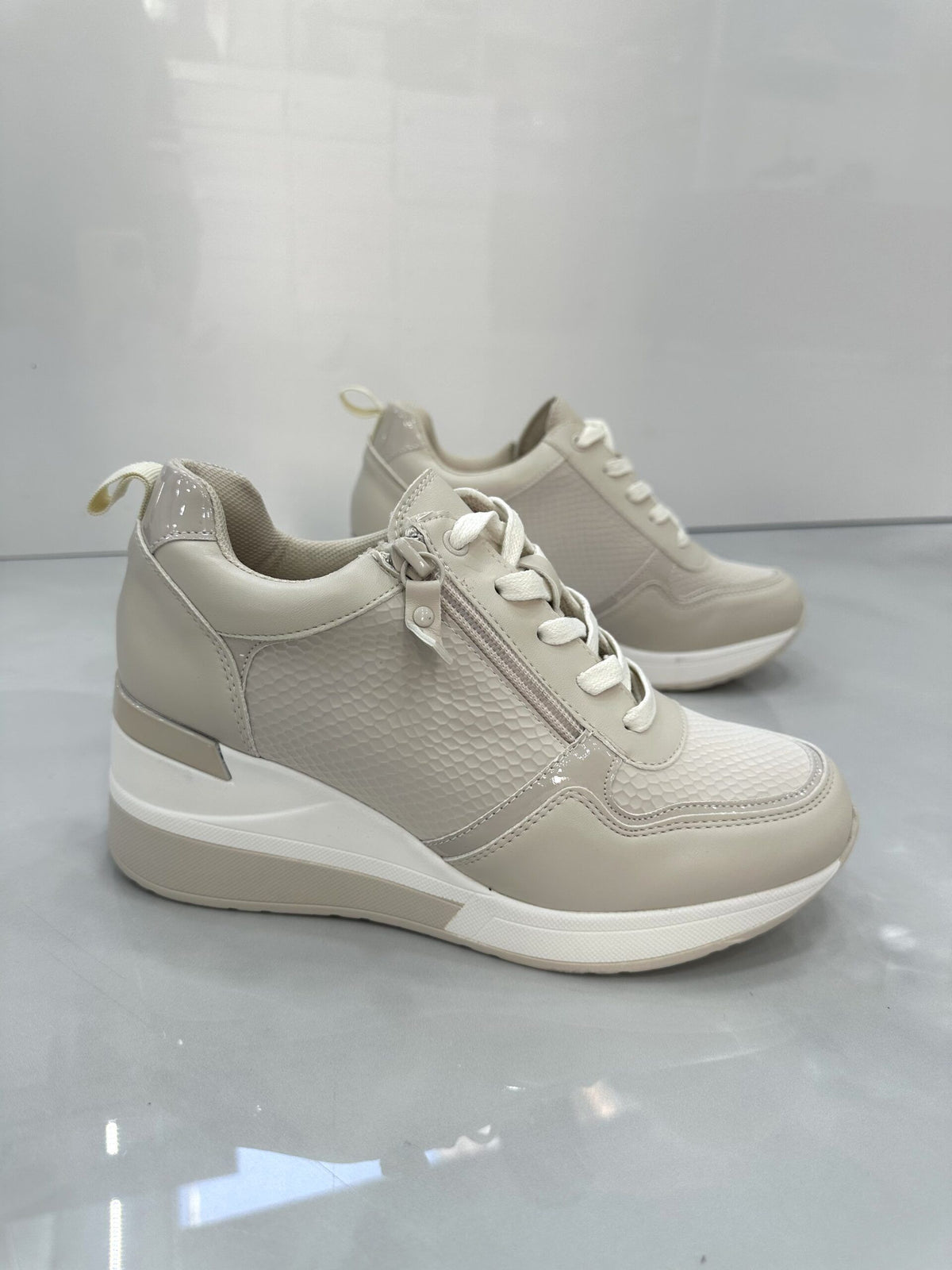 Sneaker Πλατφόρμα Beige