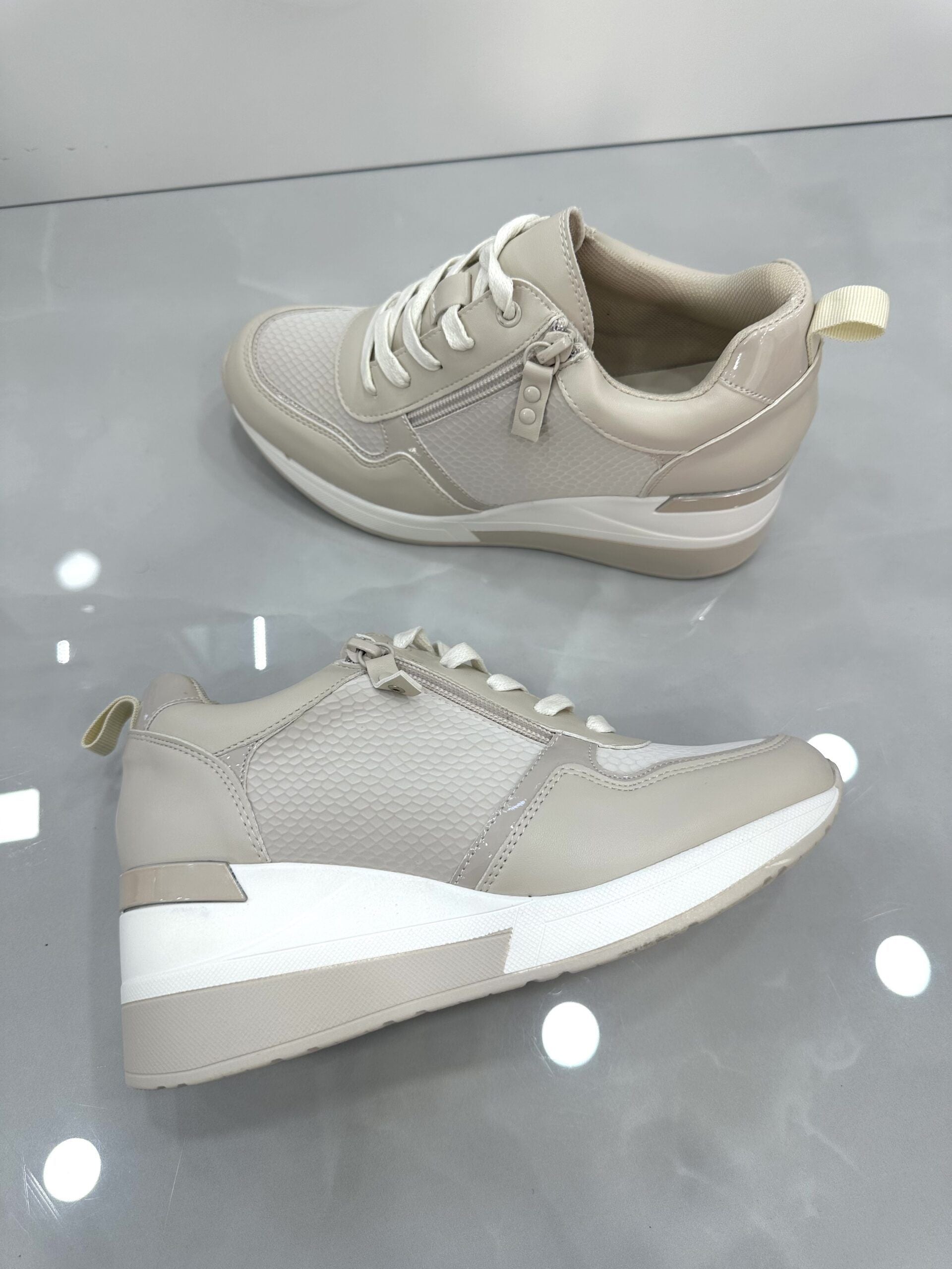 Sneaker Πλατφόρμα Beige