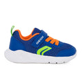 Geox B SPRINTYE B B454UC 01454 C0685 Αθλητικό για αγόρι σε σε συνθετικό υλικό και ύφασμα Πορτοκαλί-Μπλε