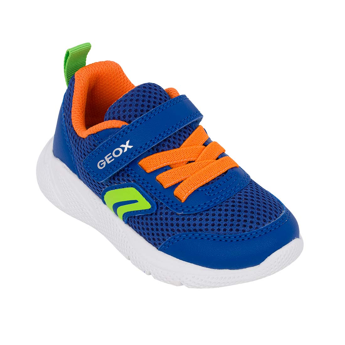Geox B SPRINTYE B B454UC 01454 C0685 Αθλητικό για αγόρι σε σε συνθετικό υλικό και ύφασμα Πορτοκαλί-Μπλε