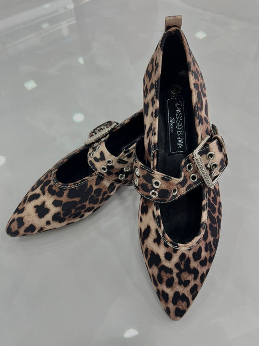 Μοντέρνο Μοκασίνι με Μπαρέτα Leopard