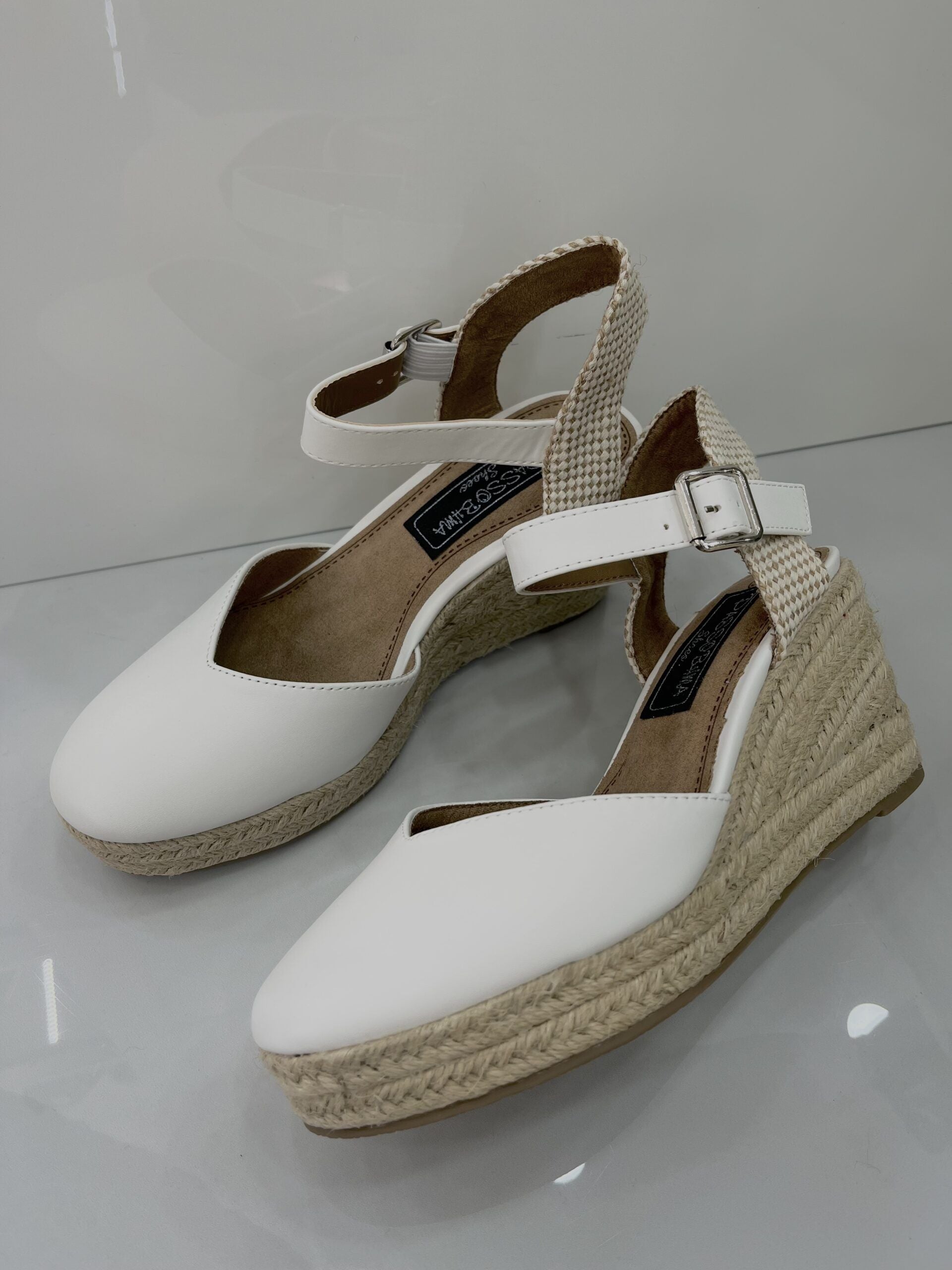 Platform Espadrilles White
