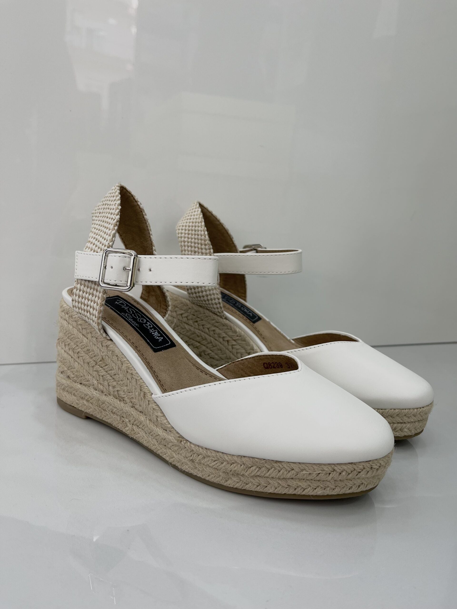 Platform Espadrilles White