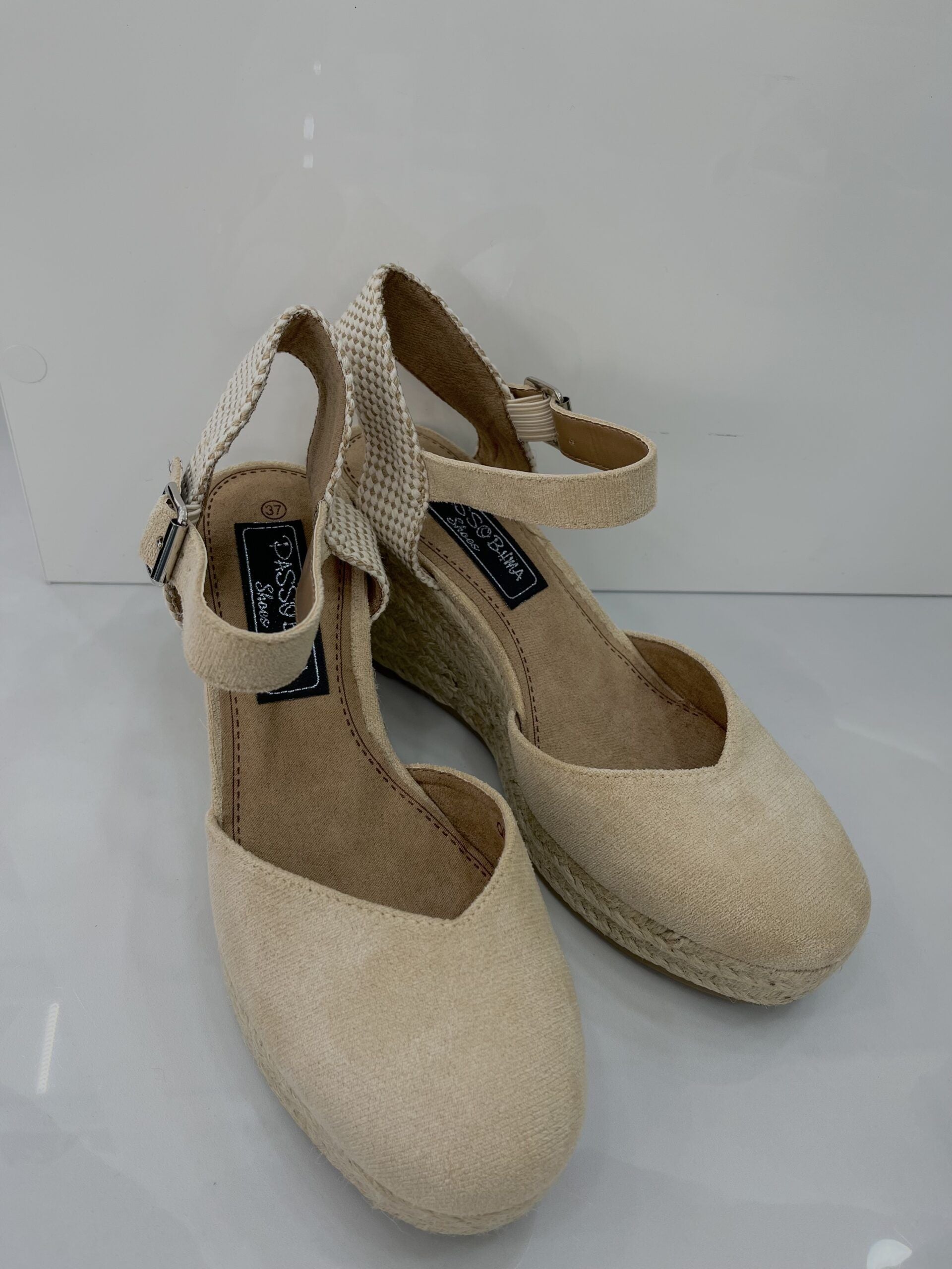 Platform Espadrilles All Beige