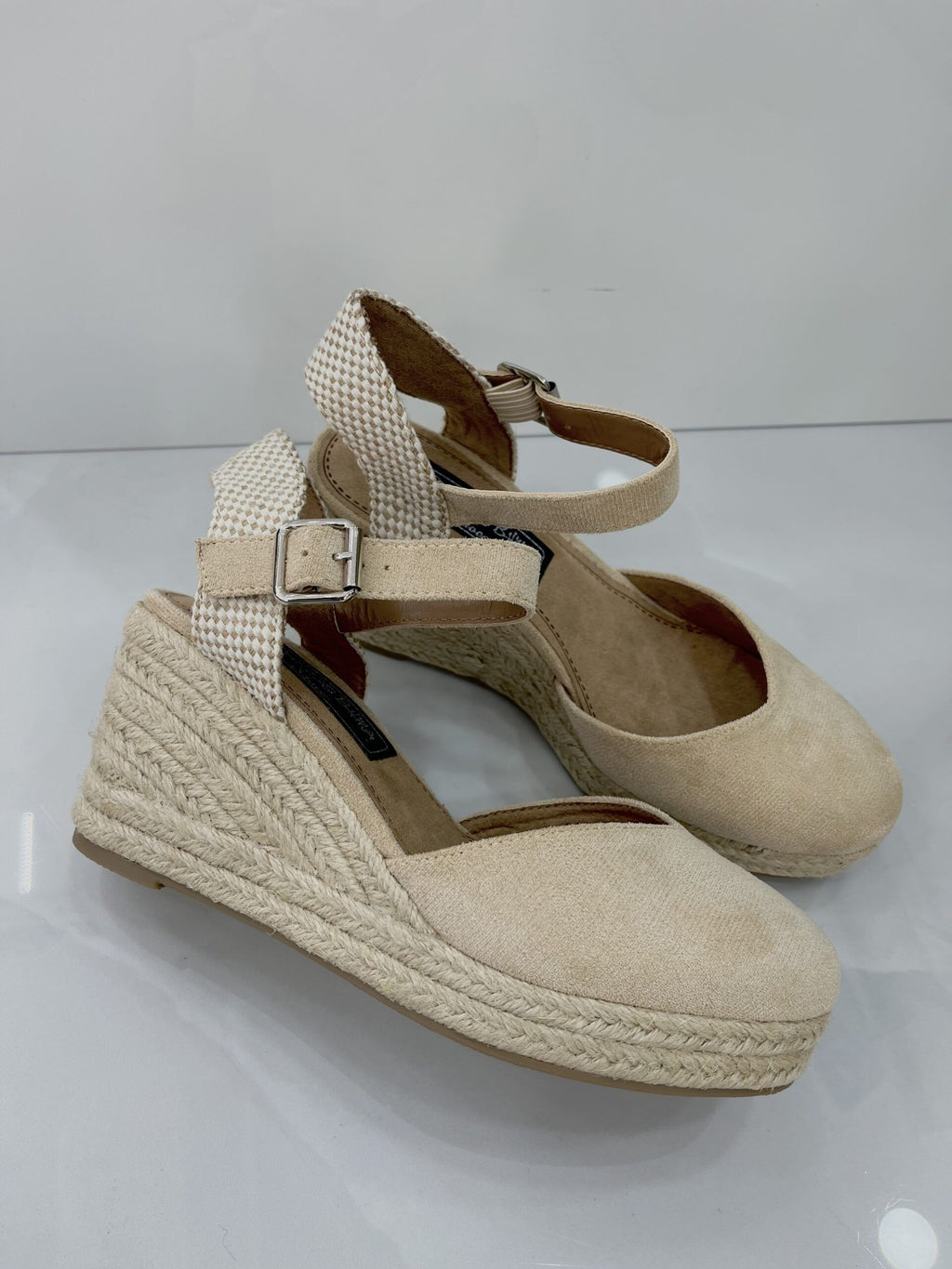 Platform Espadrilles All Beige