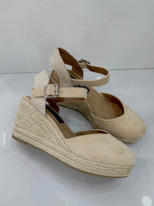 Platform Espadrilles All Beige