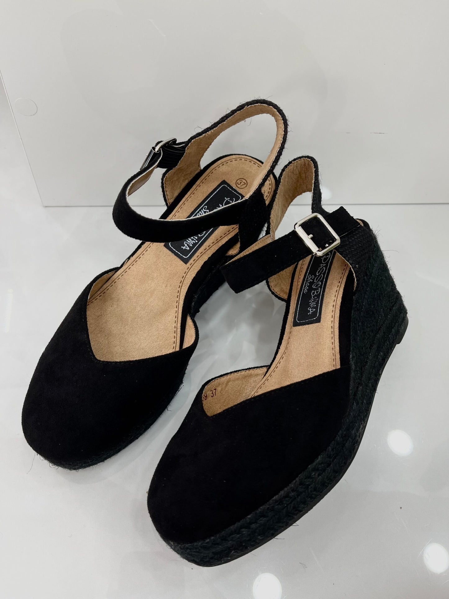 Platform Espadrilles All black