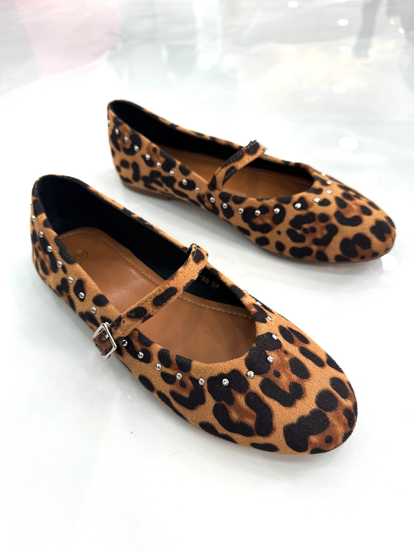 Μπαλαρίνα Leopard με Μπαρέτα