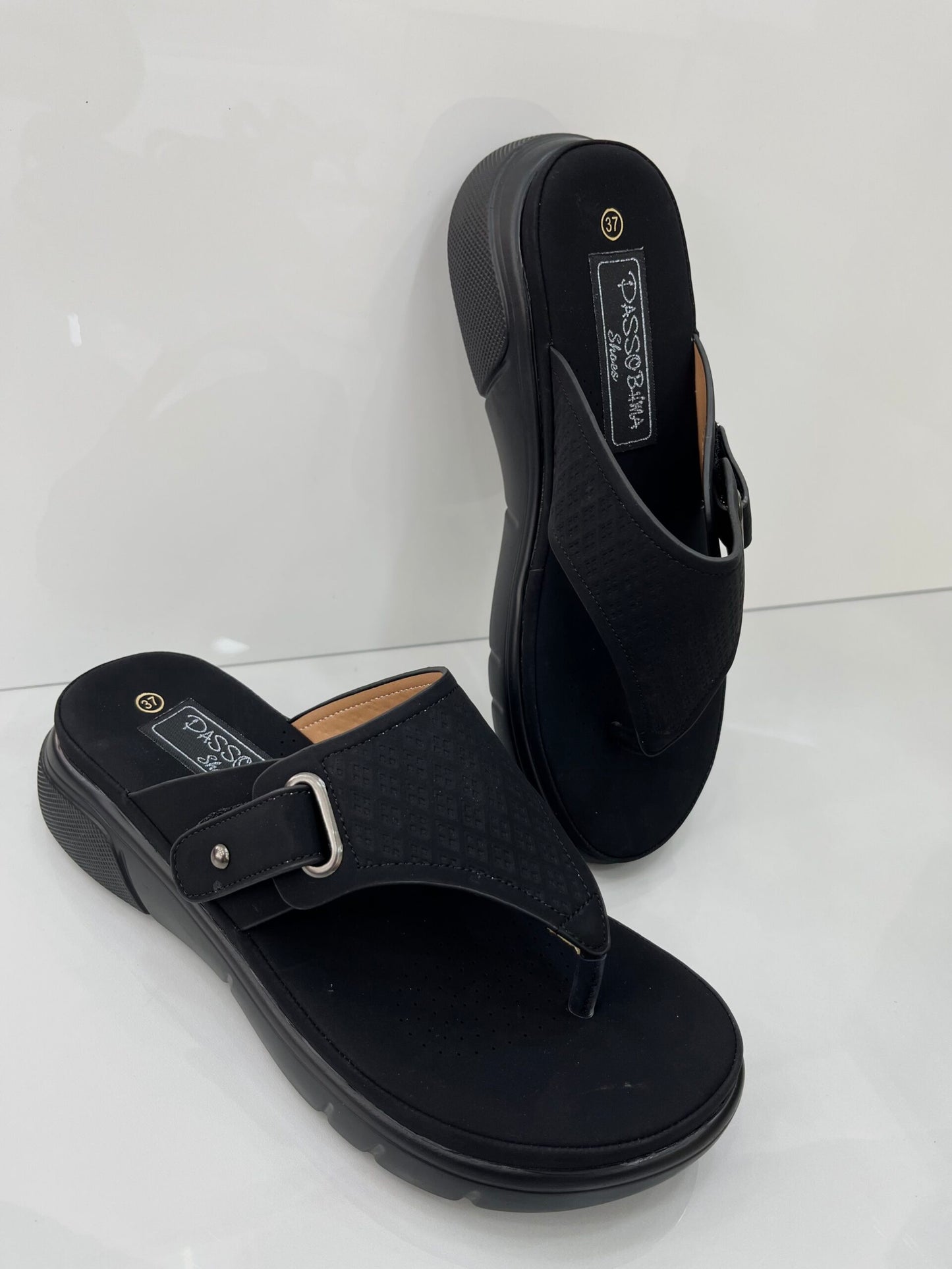 Ανατομική Παντόφλα Black
