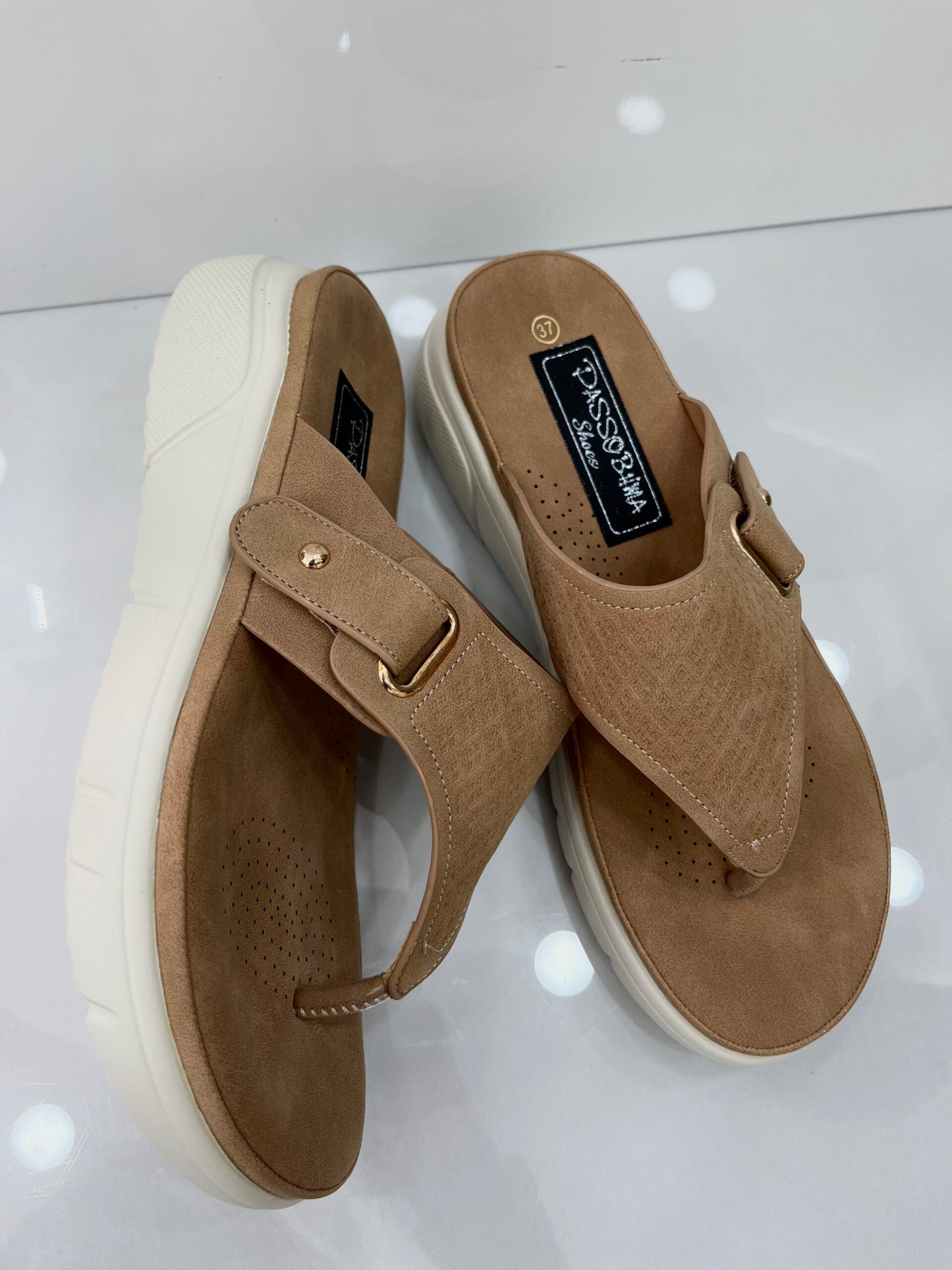 Ανατομική Παντόφλα Camel