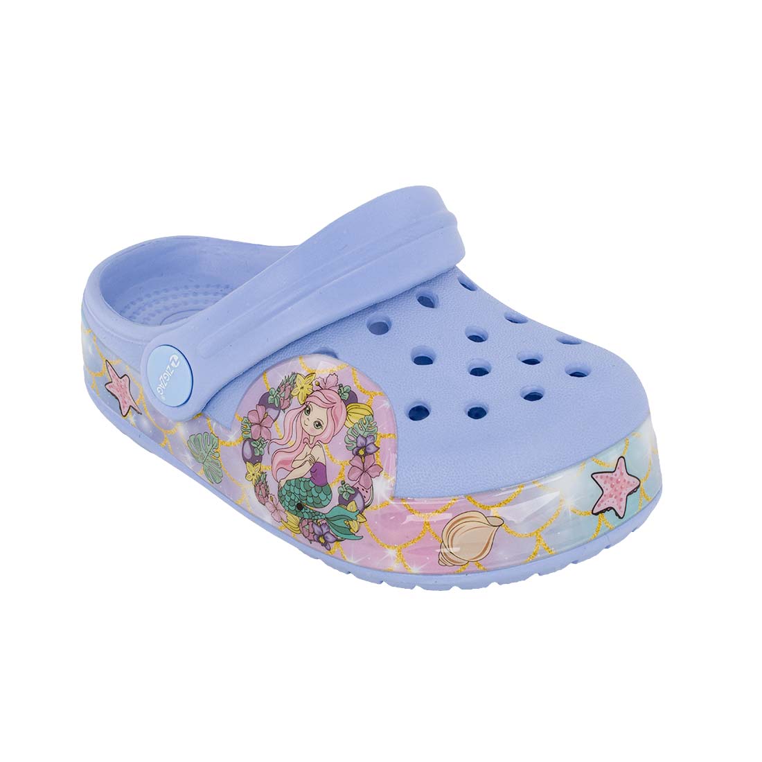 ZIG-ZAG Z264465-4370 Παντόφλα Gloe για κορίτσι με φωτάκια Water Friendly Λιλά