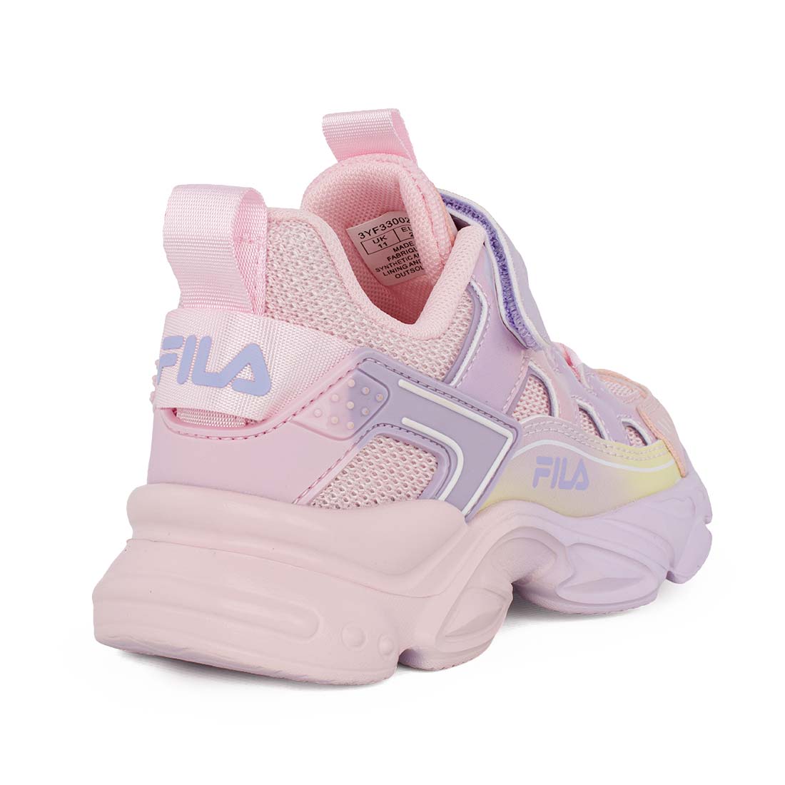 Fila MEMORY SPINEL 3V 3YF33002-988 Αθλητικό για κορίτσι σε συνθετικό υλικό Ιριδίζον-Ροζ