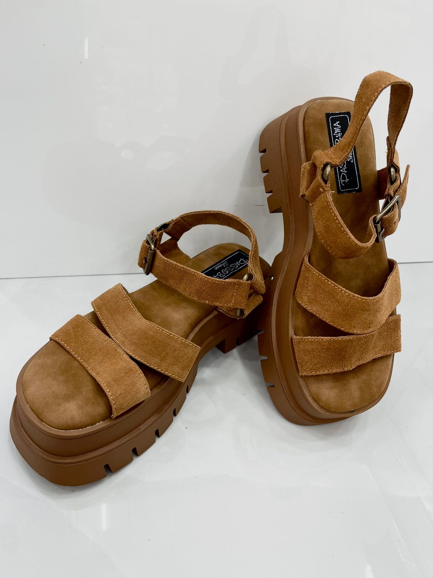 Τρακτερωτό Flatform με Λουράκια Camel