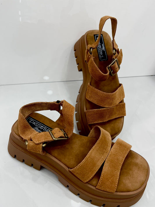 Τρακτερωτό Flatform με Λουράκια Camel