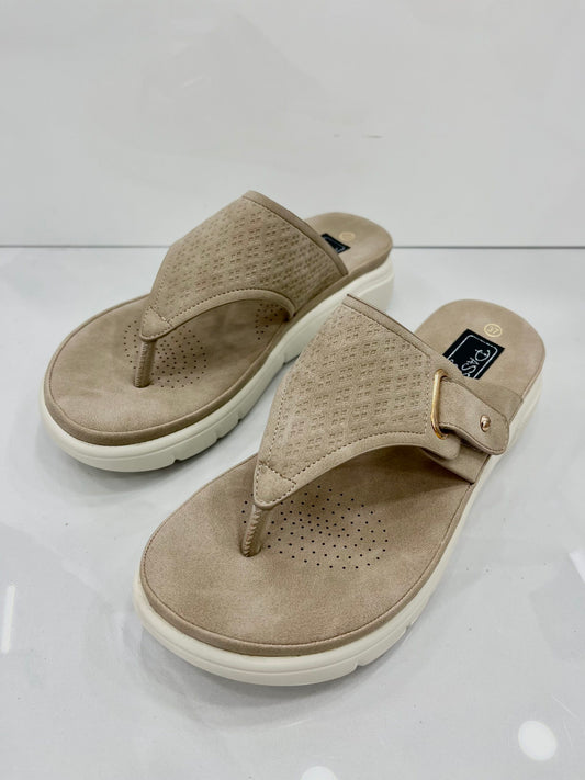Ανατομική Παντόφλα Beige