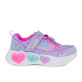 Skechers 303266LC/LVMT Αθλητικό με φωτάκια On/Off για κορίτσι σε συνθετικό υλικό και αδιαβροχοποιημένο ύφασμα Λιλά