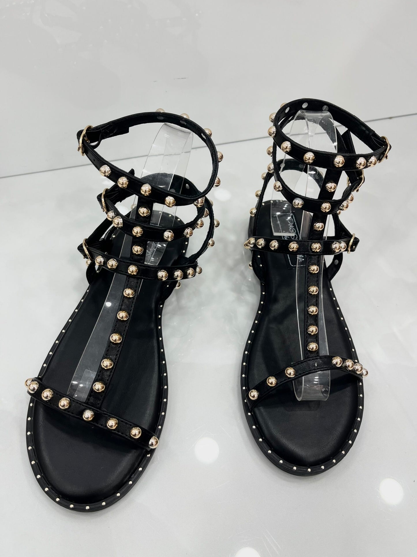 Flat Sandals με Τρουκς Black