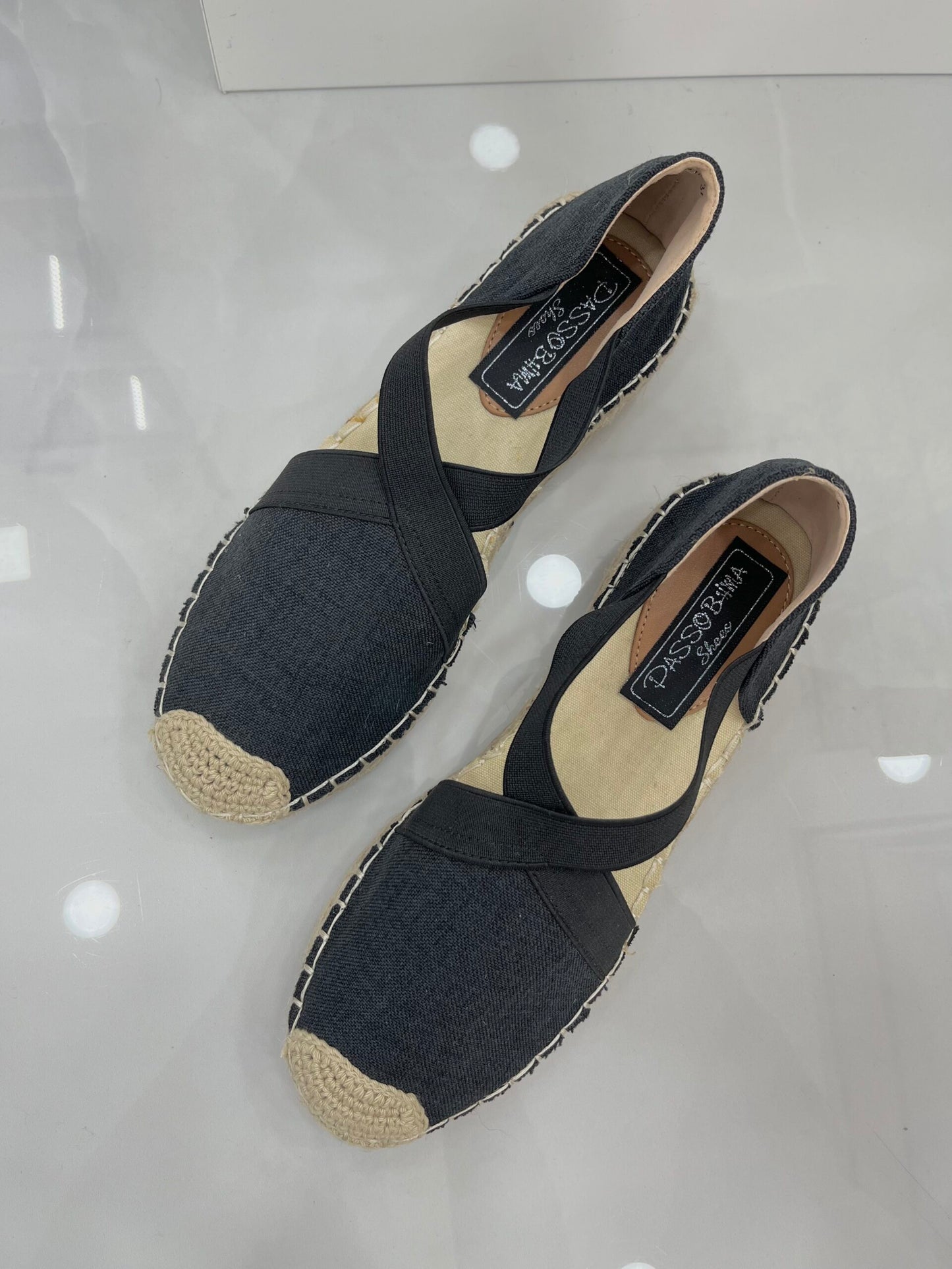 Espadrilla με Λάστιχο Black